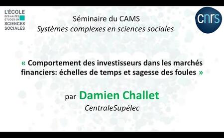 Damien Challet - Séminaire Systèmes complexes en sciences sociales - 1er avril 2022