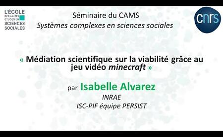 Isabelle Alvarez - Séminaire Systèmes Complexes en Sciences Sociales - 18 mars 2022