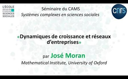 José Moran - Séminaire Systèmes Complexes en Sciences Sociales - 18 février 2022