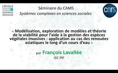 François Lavallée - Séminaire Systèmes Complexes en Sciences Sociales - 4 février 2022